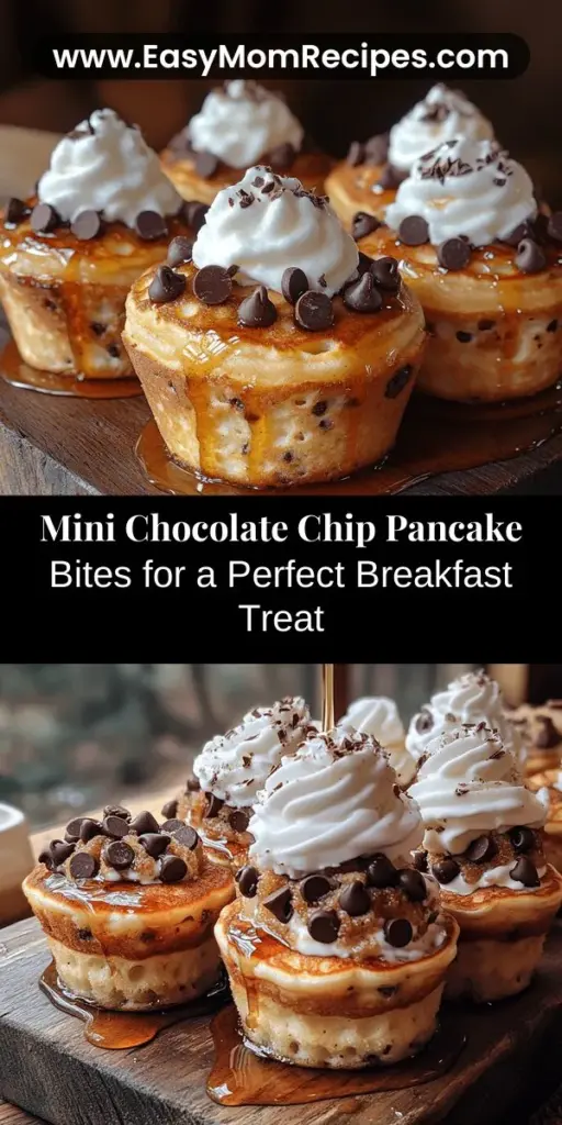 Elevate your breakfast with the Ultimate Chocolate Chip Pancake Bites, a delightful twist on traditional pancakes! These mini treats pack fluffy goodness and rich chocolate flavors into bite-sized morsels perfect for sharing or indulging solo. Easy to make and customizable to various dietary needs, these pancake bites are ideal for busy mornings or brunch gatherings. Serve them warm with toppings like maple syrup, whipped cream, or fresh fruits for a sweet start to your day!