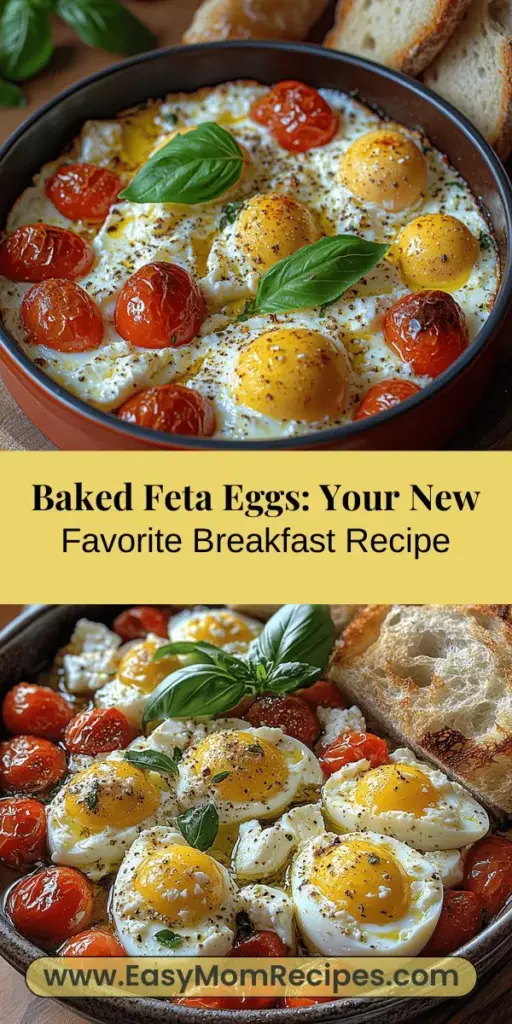 Discover the mouthwatering trend of baked feta eggs, a delightful breakfast option that's gained popularity for its creamy feta, hearty eggs, and sweet cherry tomatoes. This visually stunning dish is easy to prepare and perfect for brunch or a quick weekday meal. With its vibrant colors and robust Mediterranean flavors, baked feta eggs are not only scrumptious but also packed with nutrients. Try this dish to elevate your morning routine and impress your guests!