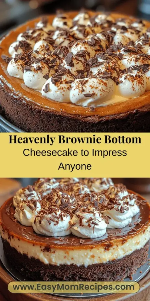 Discover the ultimate dessert indulgence with this Decadent Brownie Bottom Cheesecake. Combining a rich, fudgy brownie base with a creamy cheesecake filling, this dessert promises an explosion of flavors and textures. Perfect for special occasions or a sweet treat at home, this cheesecake is sure to impress. Dive into step-by-step instructions, insights on key ingredients, and tips for creating a stunning centerpiece that will leave everyone craving more.