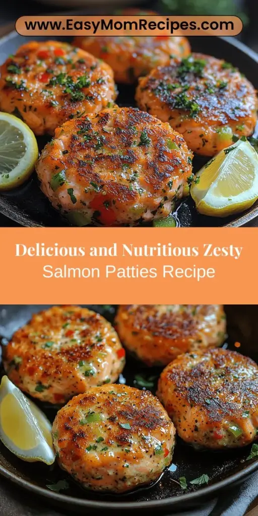 Discover the delicious and nutritious Zesty Salmon Patties Delight, a perfect meal for any time of day. This quick recipe combines easy-to-find ingredients like pink salmon, fresh vegetables, and flavorful seasonings to create crispy, tasty patties packed with omega-3 fatty acids and high-quality protein. Whether you fry, bake, or grill them, these salmon patties offer a heart-healthy option that’s sure to impress. Dive into the recipe and explore creative serving suggestions to elevate your dining experience!