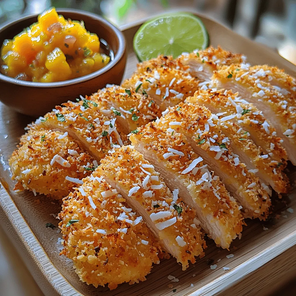 The success of any recipe lies in its ingredients, and Coconut Crusted Chicken Tenders are no exception. Let’s take a closer look at the key components that make this dish so special.