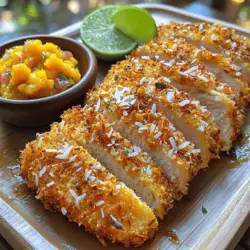 The success of any recipe lies in its ingredients, and Coconut Crusted Chicken Tenders are no exception. Let’s take a closer look at the key components that make this dish so special.