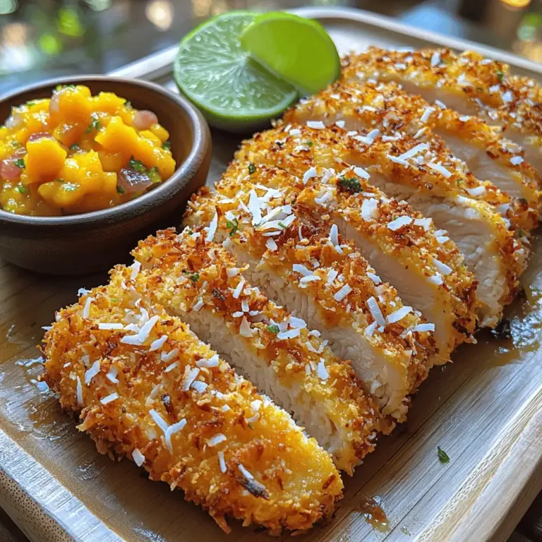 The success of any recipe lies in its ingredients, and Coconut Crusted Chicken Tenders are no exception. Let’s take a closer look at the key components that make this dish so special.