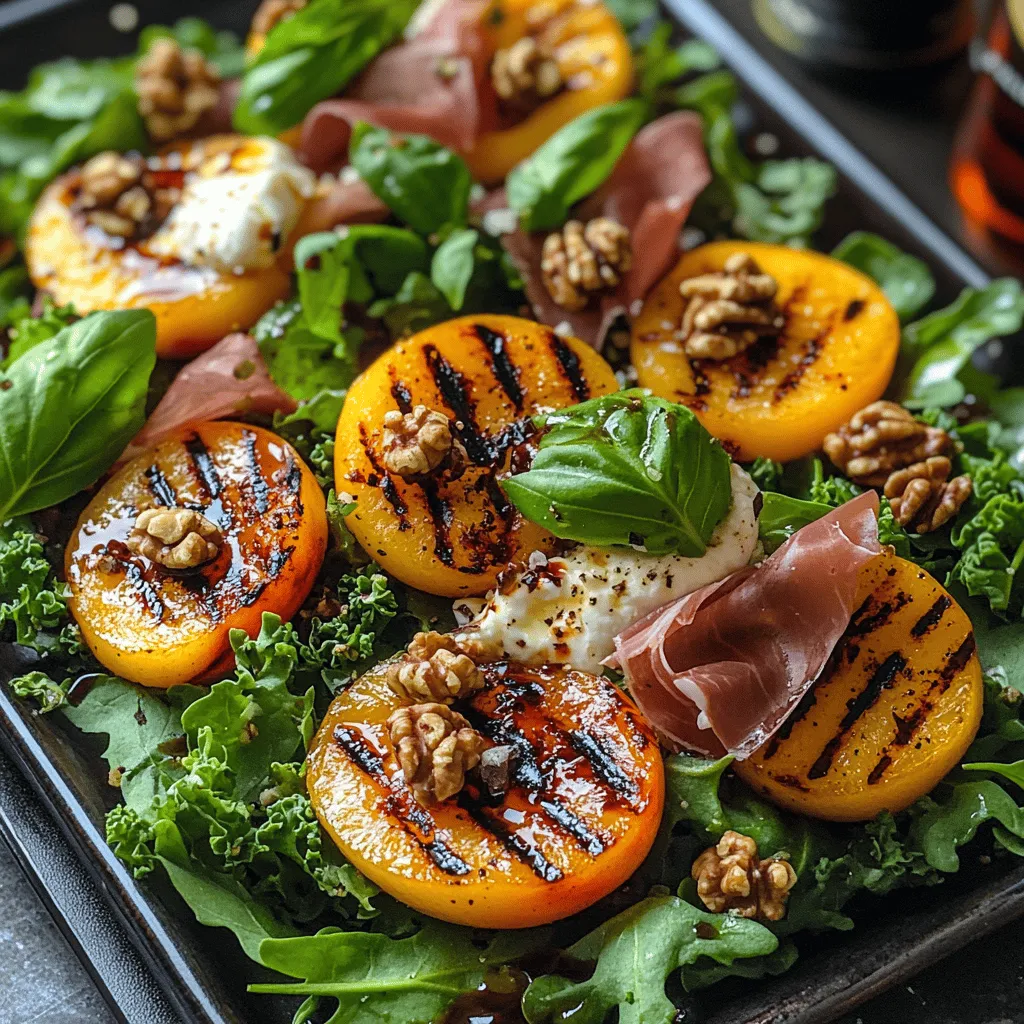 As the summer sun shines bright and the days grow longer, the desire for fresh, vibrant meals becomes even more pronounced. One such dish that embodies the essence of summer dining is the Grilled Nectarine Burrata Prosciutto Salad. This beautiful salad is a celebration of seasonal ingredients—juicy nectarines, creamy burrata cheese, and savory prosciutto—all coming together to create a symphony of flavors that is both refreshing and satisfying.