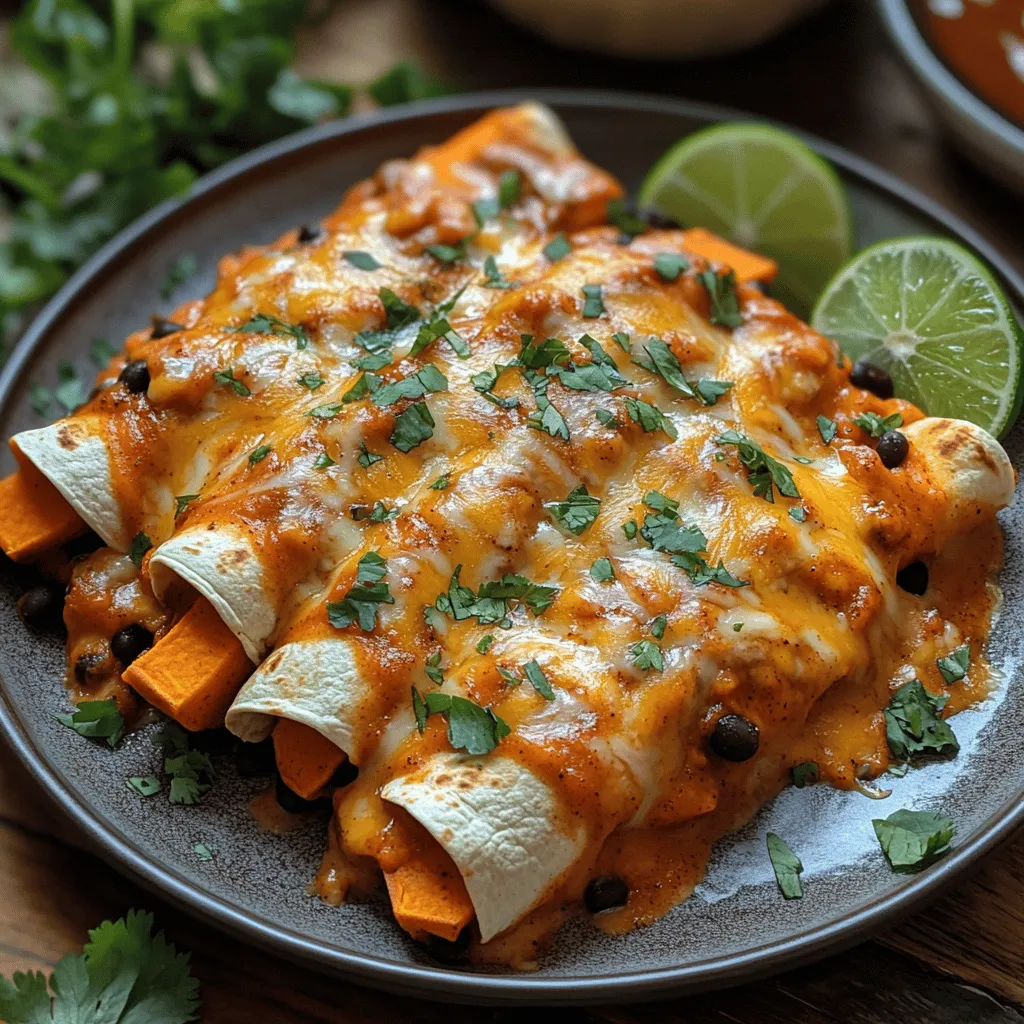 Sweet Potato & Black Bean Enchiladas are a vibrant and wholesome dish that perfectly marries flavor and nutrition. These enchiladas not only offer a delightful culinary experience but also pack a punch when it comes to health benefits. With a colorful presence and rich taste, they are a fantastic option for anyone looking to enjoy a hearty meal without compromising on health.