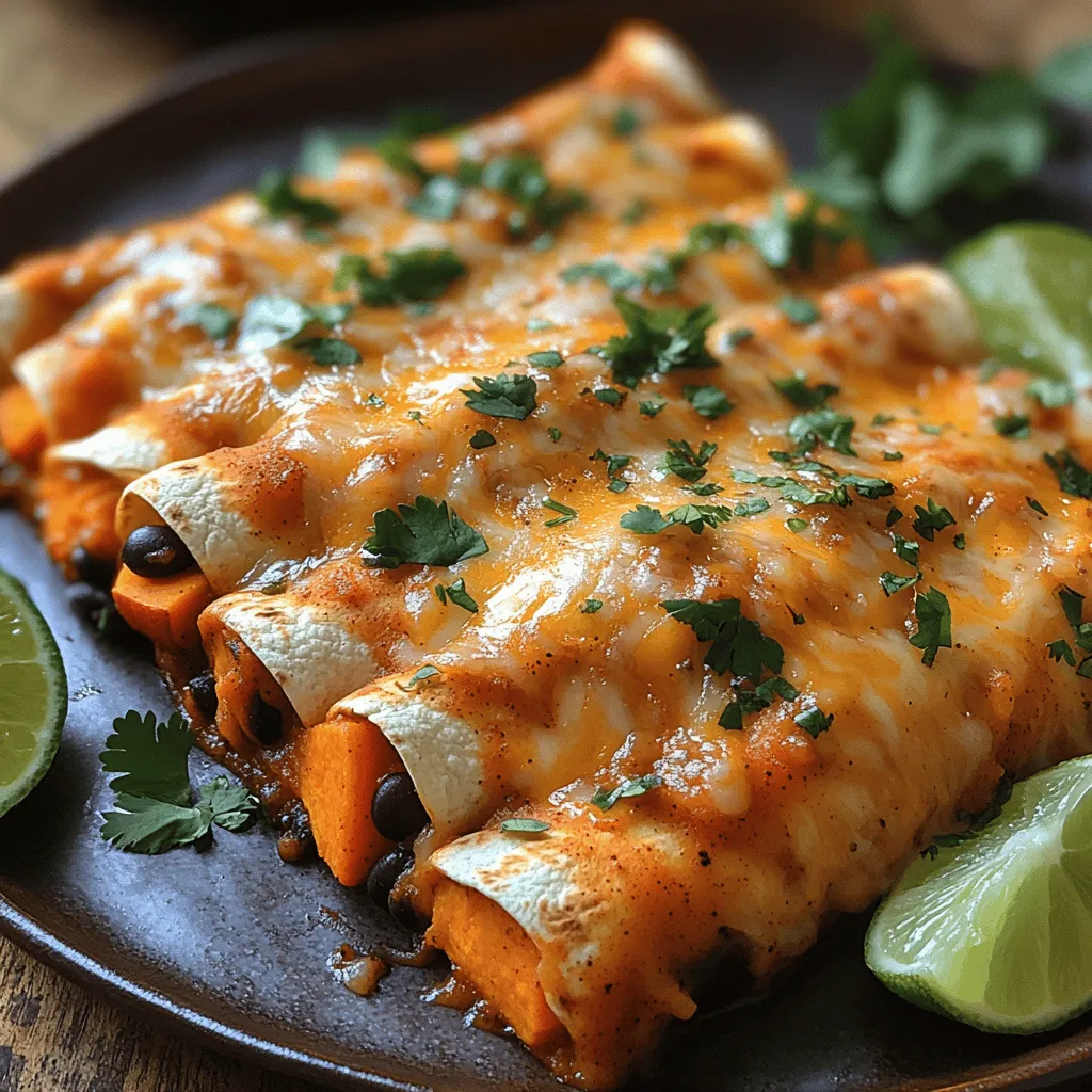 Sweet Potato & Black Bean Enchiladas are a vibrant and wholesome dish that perfectly marries flavor and nutrition. These enchiladas not only offer a delightful culinary experience but also pack a punch when it comes to health benefits. With a colorful presence and rich taste, they are a fantastic option for anyone looking to enjoy a hearty meal without compromising on health.