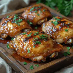 Baked Brown Sugar BBQ Chicken Thighs Recipe