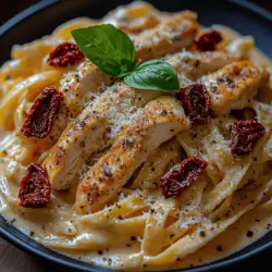 When it comes to comfort food, few dishes hit the mark quite like creamy sun-dried tomato chicken pasta. This delightful recipe brings together tender chicken, vibrant sun-dried tomatoes, and a luxurious creamy sauce that envelops perfectly cooked pasta. It's a dish that not only satisfies the palate but also warms the heart, making it a favorite for family dinners, weeknight meals, or dinner parties alike.