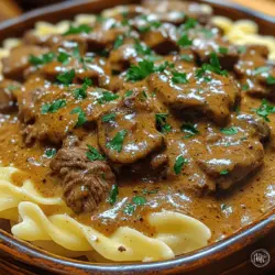 Beef stroganoff is a timeless dish that has warmed hearts and stomachs for generations. This classic comfort food, with its tender beef, rich sauce, and creamy texture, is a staple in many households. Its appeal lies not just in its delicious flavors but also in its versatility, making it a favorite for family dinners, special occasions, or as a cozy meal on a chilly evening.