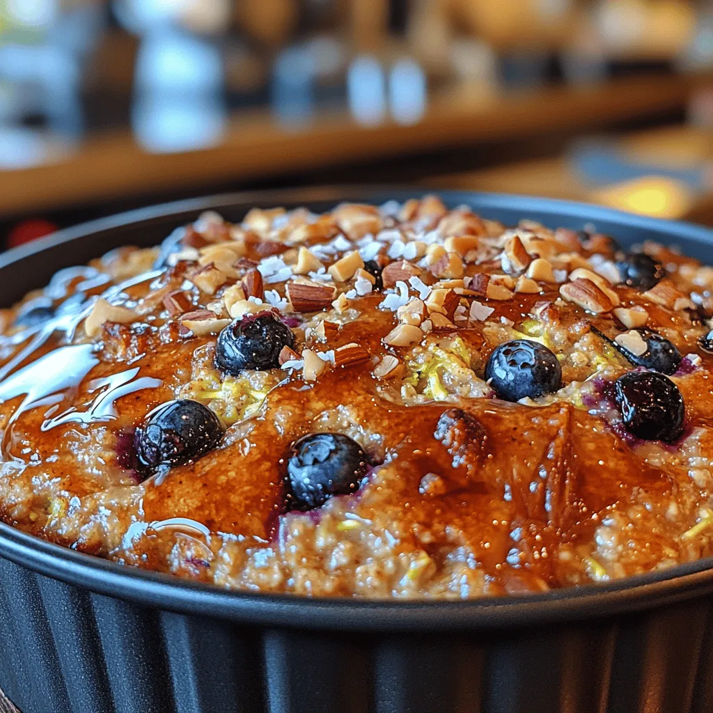 To create a delightful Zucchini Blueberry Baked Oatmeal, it’s essential to understand the role and benefits of each ingredient. This not only enhances your cooking skills but also allows you to appreciate the nutritional value each component brings to your meal.