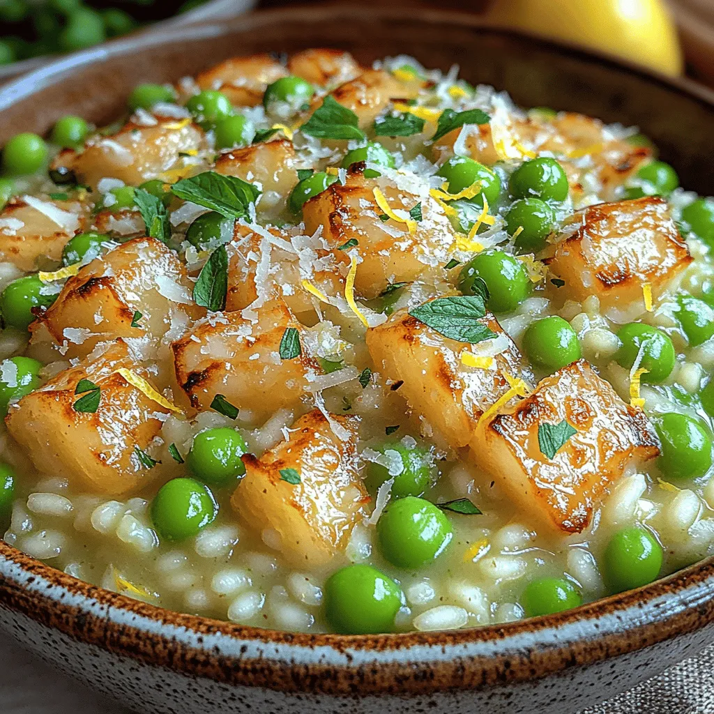 Risotto is a beloved Italian dish known for its creamy texture and rich flavor, making it a comforting and versatile meal choice. It serves as a canvas for a variety of ingredients, allowing chefs and home cooks alike to showcase their creativity. Among the many variations, Creamy Spring Pea Risotto stands out as a celebration of seasonal produce, particularly the vibrant and sweet peas that herald the arrival of spring. This dish not only satisfies the palate but also brings a burst of color and freshness to the table.