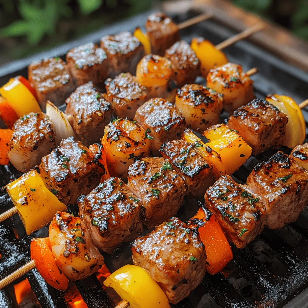 Surf & Turf kabobs offer a tantalizing fusion of flavors that delight the palate with each bite. This dish combines the rich, juicy succulence of steak with the tender, ocean-fresh sweetness of shrimp, making it a favorite for many culinary enthusiasts. Whether you are hosting a lively family gathering, throwing an outdoor barbecue, or preparing an intimate dinner for two, Surf & Turf kabobs are a versatile choice that can elevate any occasion.