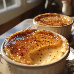 To create the perfect custard base for your vanilla bean crème brûlée, start by whisking the egg yolks. Use a mixing bowl, and separate the yolks from the whites, ensuring that no egg whites contaminate your mixture. About 4 to 6 large egg yolks will suffice for this recipe.