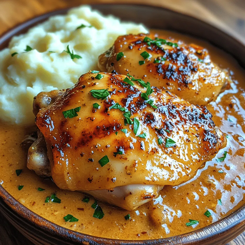 If you’re looking for a comforting and flavorful dish that can easily impress family and friends, Creamy Garlic Butter Chicken Thighs is the perfect recipe for you. This dish combines succulent chicken thighs with a luscious garlic butter sauce that is both creamy and rich, making it a go-to meal for any occasion. The appeal of this recipe lies not only in its taste but also in its simplicity; with a handful of ingredients and straightforward steps, you can whip up a satisfying dinner in no time.