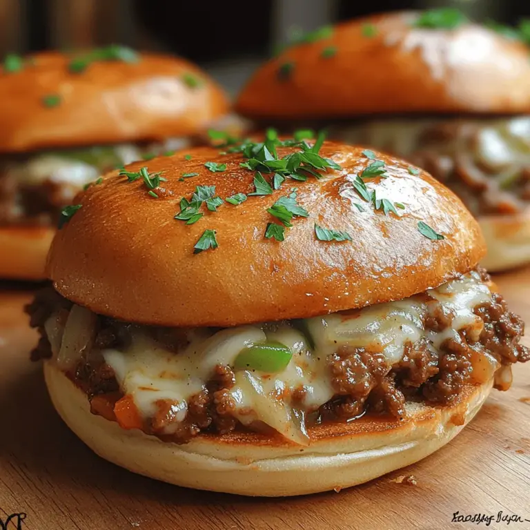 When it comes to comfort food, few dishes can rival the satisfaction of a sloppy joe. This quintessential American classic has long been a favorite for its simple ingredients and the joy it brings to casual mealtimes. But what if you could elevate this beloved dish by infusing it with the rich, savory flavors of a Philly cheesesteak? Enter the Philly Cheesesteak Sloppy Joe—a delightful fusion that combines the heartiness of ground meat with the mouthwatering essence of sautéed onions, bell peppers, and gooey cheese. This unique recipe is perfect for busy weeknights or laid-back gatherings, offering a crowd-pleasing option that’s both hearty and delicious.