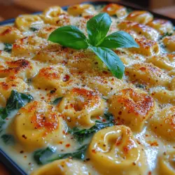 Zesty Lemon Spinach Tortellini Delight: A Flavorful Journey