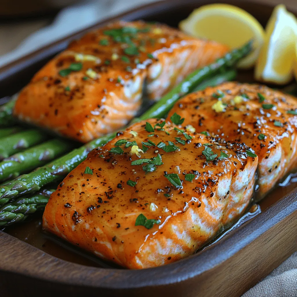 Indulging in a meal that strikes the perfect balance between sweet and savory can transform an ordinary dinner into an extraordinary culinary experience. The Sweet & Savory Honey Glazed Salmon with Asparagus is a prime example of such a dish, marrying the rich, buttery taste of salmon with the vibrant crunch of fresh asparagus. This recipe not only delights the palate but also serves as a nutritious option that can be enjoyed any night of the week or presented as a stunning centerpiece for special occasions.