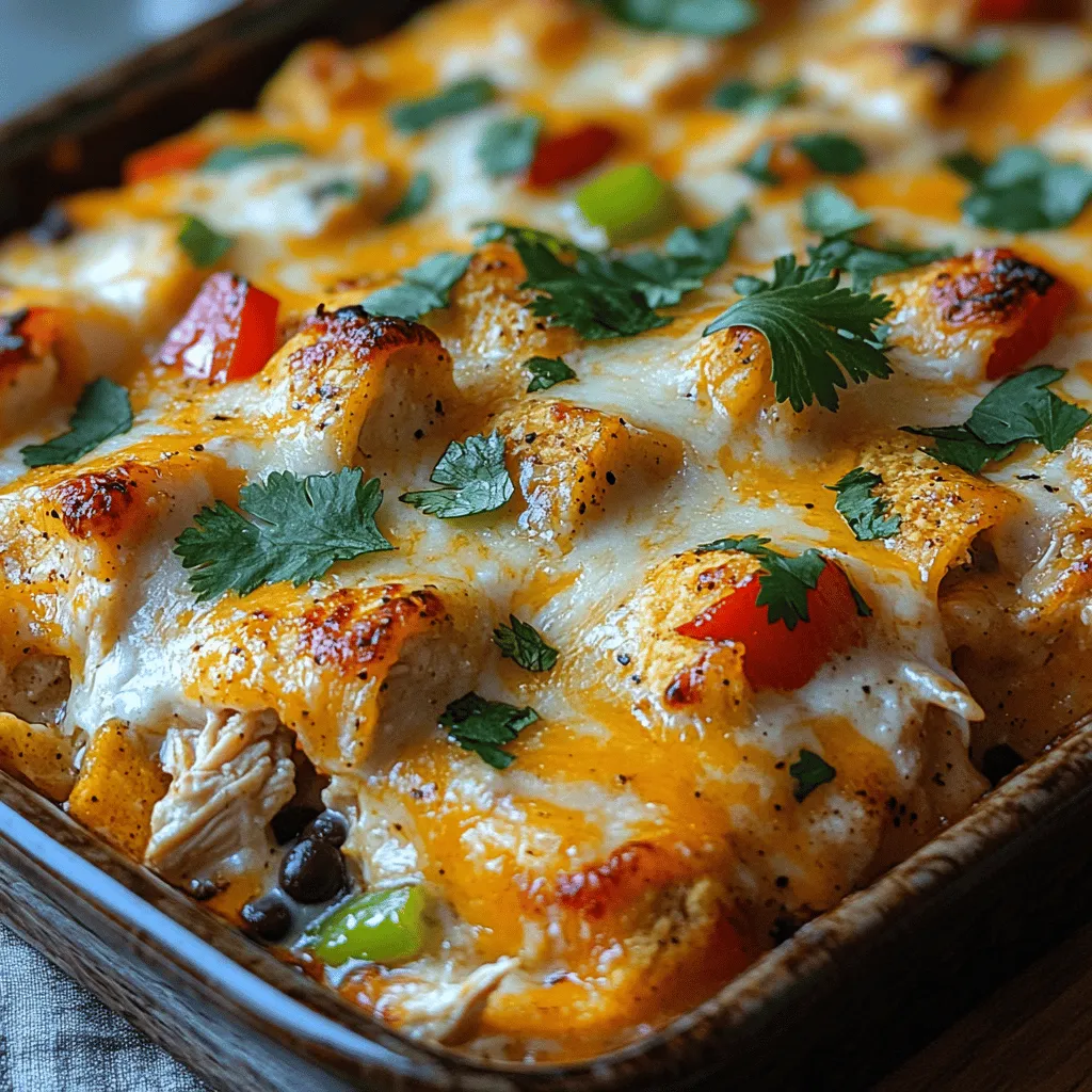 At the heart of this casserole is shredded cooked chicken, a key ingredient that brings both protein and flavor to the dish. Using pre-cooked chicken not only saves time in the kitchen but also allows for flexibility. You can opt for leftover rotisserie chicken, which is an excellent shortcut, or you can prepare chicken breasts in advance, shredding them to create the perfect texture for the casserole. This ingredient not only adds heartiness but also absorbs the surrounding flavors, ensuring that every bite is succulent and satisfying.