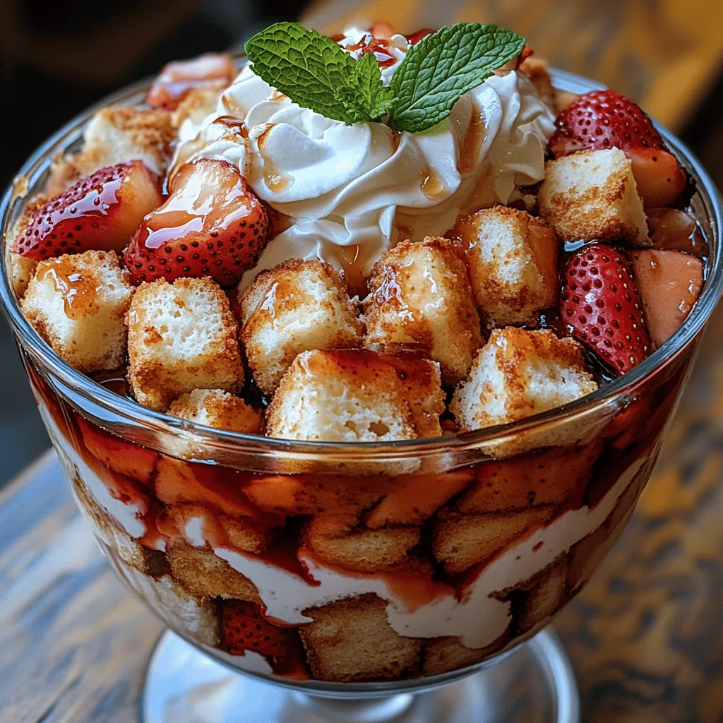 Delightful desserts have a unique ability to bring joy and create lasting memories, and the Strawberry Shortcake Trifle Delight is a perfect example. This layered dessert combines the sweetness of fresh strawberries, the lightness of angel food cake, and the richness of whipped cream, making it an ideal treat for any occasion. Whether you’re hosting a summer barbecue, celebrating a birthday, or simply indulging in a sweet craving, this trifle is sure to impress.