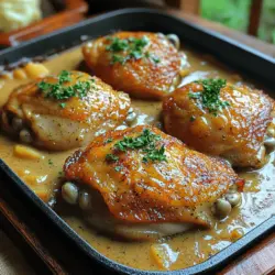 To truly appreciate the depth of flavor in Creamy Garlic Herb Chicken Thighs, it is essential to understand the role of each ingredient. This recipe highlights the importance of quality components to create a dish that is not only delicious but also nutritious.