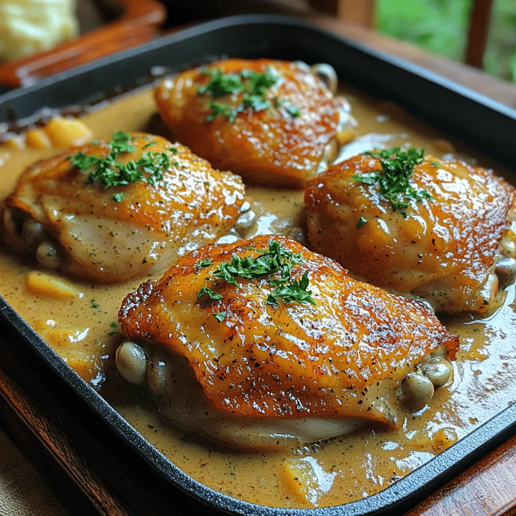 To truly appreciate the depth of flavor in Creamy Garlic Herb Chicken Thighs, it is essential to understand the role of each ingredient. This recipe highlights the importance of quality components to create a dish that is not only delicious but also nutritious.