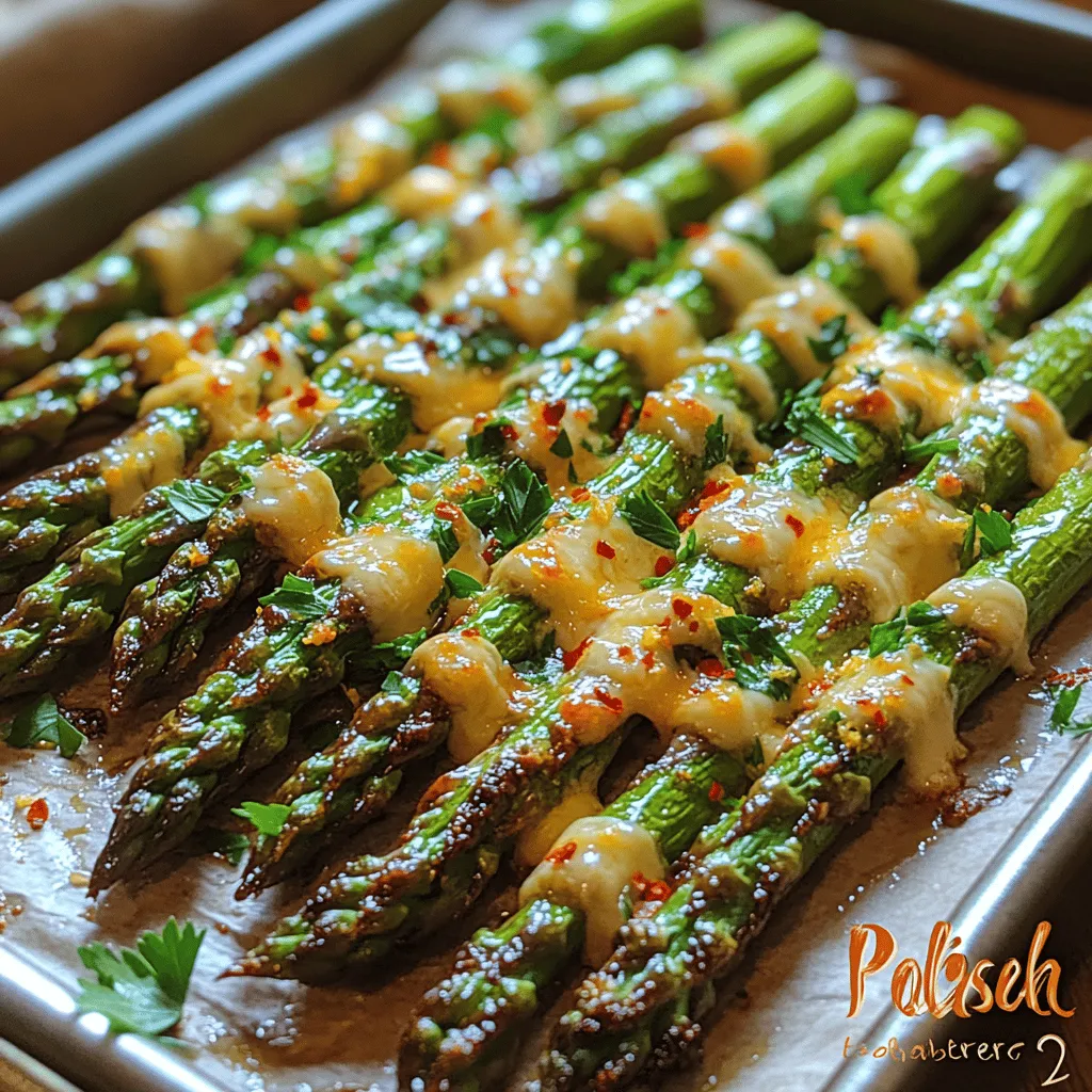 In the world of side dishes, few can compete with the vibrant flavors and delightful textures of roasted asparagus. This Crispy Parmesan Roasted Asparagus recipe not only elevates the humble vegetable but also transforms it into a healthy yet indulgent treat that can steal the spotlight on any dinner table. Picture this: perfectly roasted asparagus spears, drizzled with olive oil, sprinkled with fragrant garlic powder, and generously coated in freshly grated Parmesan cheese. The result is a golden, cheesy crust that brings out the natural sweetness of the asparagus while adding a satisfying crunch. With a hint of lemon zest to brighten the flavors, this dish is perfect for any occasion—from casual family dinners to extravagant holiday feasts.