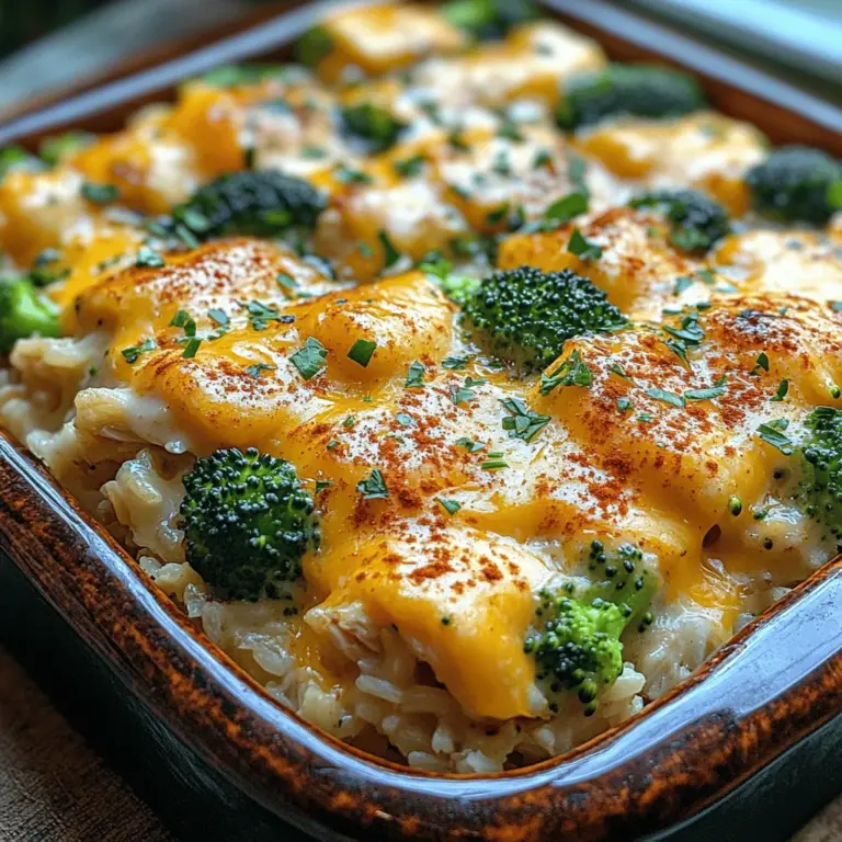 In the realm of comfort food, casseroles often reign supreme, providing warmth and satisfaction in every bite. However, many traditional casserole recipes can be laden with heavy creams, excessive fats, and refined carbohydrates, which can detract from their overall health benefits. Enter the Healthy & Hearty Broccoli Chicken Casserole—a delightful fusion of flavor and nutrition that allows you to indulge without the guilt. This dish is not just a meal; it’s a wholesome experience, perfect for those who seek a hearty dinner option that is easy to prepare and packed with goodness.