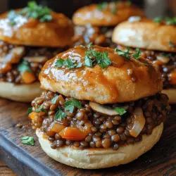 Smoky Lentil Sloppy Joes: A Flavorful Plant-Based Delight