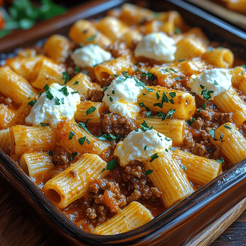 Browning the meat is a critical step in developing the rich flavors of your Cozy Baked Rigatoni with Meat Sauce. To achieve the perfect browning and texture, follow these steps: