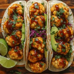 Crispy BBQ Cauliflower Tacos: A Flavorful Plant-Based Delight