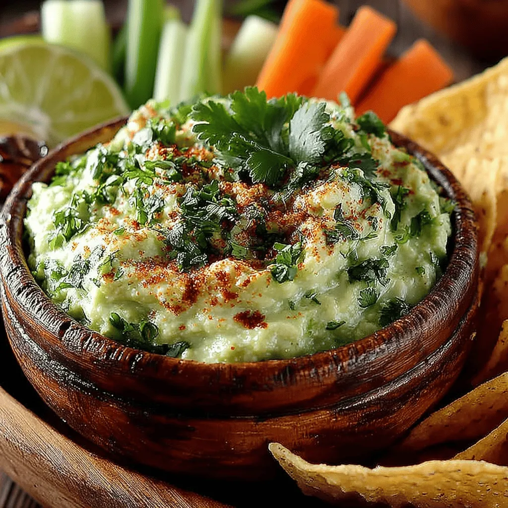 In today's culinary landscape, dips have emerged as a favorite accompaniment for gatherings, parties, and casual snacking. From classic salsa to creamy hummus, the variety of flavors and textures available make dips a versatile choice for any occasion. Among the plethora of options, the Zesty Avocado Lime Dream Dip stands out for its creamy texture, vibrant flavors, and nutritional benefits. This dip combines ripe avocados with Greek yogurt and zesty lime, resulting in a dish that is not only delicious but also packed with healthy fats and probiotics. Whether you're serving it at a festive gathering or enjoying it as a simple snack, this recipe is sure to impress.