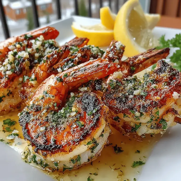 To ensure your garlic butter grilled shrimp turns out perfectly, start by preheating your grill. If you're using a gas grill, turn it on to medium-high heat and allow it to preheat for approximately 10-15 minutes. For charcoal grills, light the charcoal and wait until it has turned white and is evenly hot, which usually takes about 20-30 minutes.