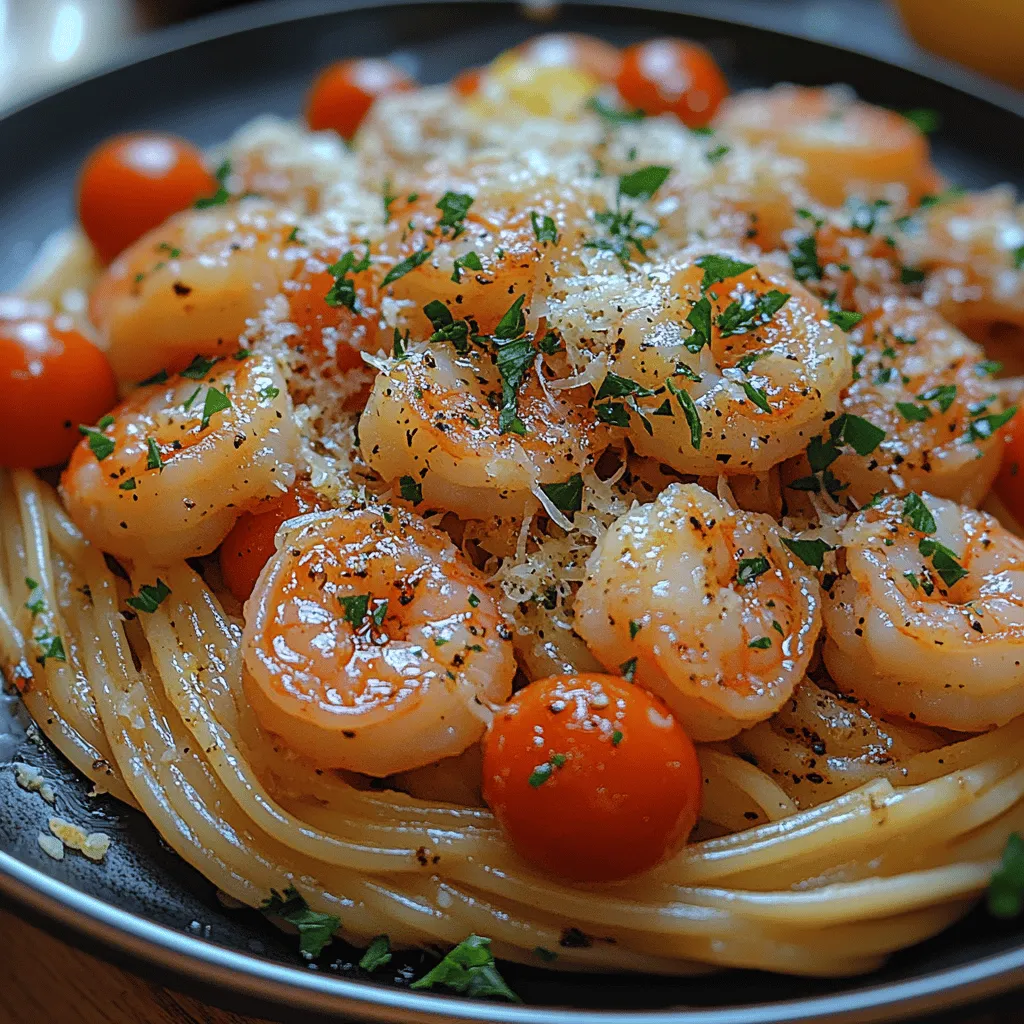 If you're looking for a quick yet delicious meal that brings a burst of freshness to your dinner table, look no further than Zesty Lemon Butter Shrimp Pasta. This dish is a perfect harmony of flavors, combining succulent shrimp with a bright lemony sauce that dances on the palate. Crafted in mere minutes, it presents an ideal solution for busy weeknights or an elegant option for special occasions.
