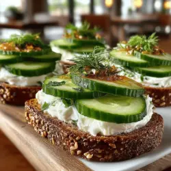 In the world of culinary delights, few dishes can rival the refreshing simplicity of cucumber and dill sandwiches. These charming bites not only tantalize the taste buds but also embody the essence of light, healthy eating. Perfect for picnics, brunches, or a quick snack, this Refreshing Cucumber & Dill Delight Sandwich recipe brings together creamy textures and zesty flavors in a delightful way. This article will explore the nuances of this recipe, from its ingredients to preparation, while also delving into the health benefits and culinary significance of each component.