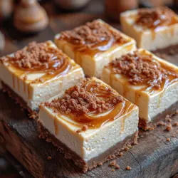 The Decadent Biscoff Cheesecake Bars are a delightful twist on the classic dessert, blending the rich, creamy texture of cheesecake with the unique caramel and spice notes of Biscoff cookies. Originating from the beloved Belgian cookie, Biscoff has captured the hearts of dessert enthusiasts worldwide, making it a perfect ingredient for creating innovative treats. These cheesecake bars not only showcase the exquisite flavor of Biscoff but also offer a luscious, creamy filling that melts in your mouth. The combination of a crunchy Biscoff crust and a smooth cheesecake layer creates an irresistible contrast that will leave anyone craving more.