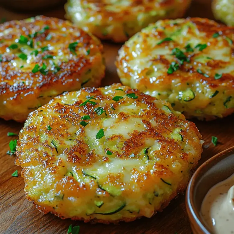 Zucchini and cheese fritter patties are a delightful fusion of flavors and textures that can elevate any meal. These savory fritters are not only easy to prepare but also offer a satisfying way to incorporate vegetables into your diet. With their crispy exterior and tender, cheesy interior, they make for a perfect appetizer, snack, or even a light main course. The combination of fresh zucchini and rich cheese creates a harmonious balance that appeals to both children and adults alike, making these fritters a hit at family gatherings and casual get-togethers.