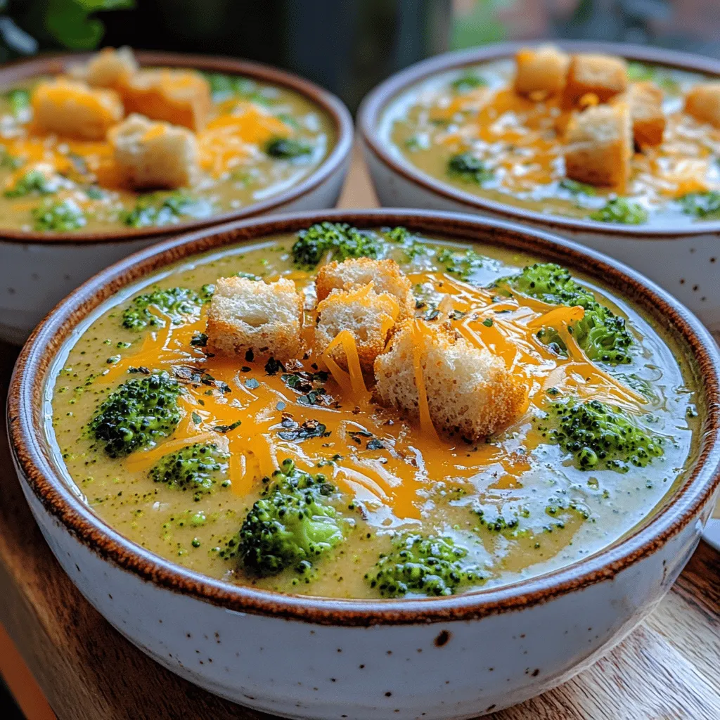 When it comes to comfort food, few dishes evoke the warmth and satisfaction of a hearty soup. Whether it's a chilly evening or simply a day that calls for a little extra coziness, soups have a unique ability to nourish both the body and soul. Among the myriad of soup varieties, the Broccoli Bliss Cheese Soup stands out as a delightful fusion of rich flavors and creamy textures that effortlessly transforms a simple bowl of greens into an indulgent experience.