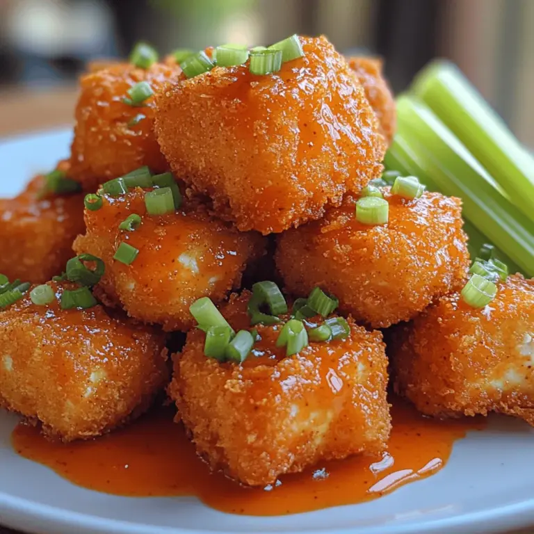 In recent years, plant-based snacks have surged in popularity, capturing the attention of health-conscious eaters and culinary adventurers alike. As more individuals seek healthier alternatives to traditional comfort foods, recipes that offer the same satisfying flavors without the meat have taken center stage. One such delight is Fiery Buffalo Tofu Bites, a spicy and wholesome alternative to classic buffalo wings. With their crispy exterior and bold, fiery flavor, these tofu bites are perfect for game day, casual get-togethers, or simply satisfying a craving for something savory.