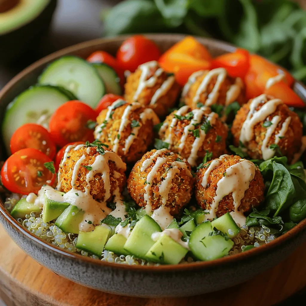 In today's health-conscious world, finding meals that are both nutritious and satisfying can feel like a daunting task. Enter Baked Falafel Power Bowls: a colorful and nutrient-dense option that not only pleases the palate but also aligns perfectly with modern dietary preferences. These bowls are an ideal solution for anyone seeking a balance of flavor and health, combining the rich textures of baked falafel with an array of fresh vegetables and grains. Whether you're a busy professional navigating a hectic schedule or a parent searching for a wholesome meal that the whole family will enjoy, this recipe is designed to be both convenient and delicious.