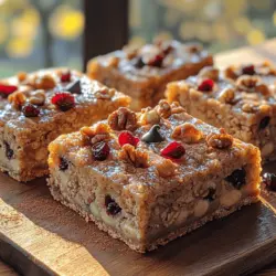 Banana Bliss Oat Bars: A Wholesome Delight