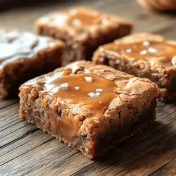 In the world of desserts, few treats can rival the rich, buttery goodness of blondies. Originating from the United States in the 19th century, blondies are a delightful counterpart to their chocolate counterpart, brownies. Their unique flavor comes from brown sugar, which lends a distinct caramel-like taste and chewy texture. Enter the decadent salted caramel blondies—a contemporary twist on the classic recipe that elevates the humble blondie into a gourmet experience. The addition of salted caramel not only enhances the flavor but also introduces a delightful contrast between sweet and savory, making these blondies a must-try for any dessert lover.