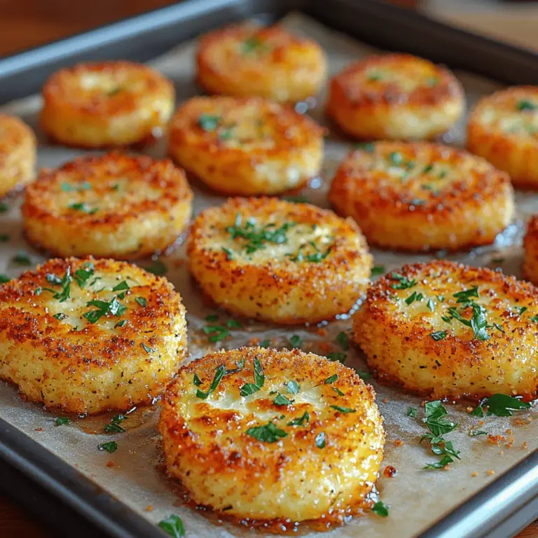 If you’re on the lookout for a delightful snack or appetizer that combines healthiness with incredible flavor, look no further than Golden Zucchini Parmesan Bites. These little gems are not only easy to prepare, but they also offer a satisfying crunch and a burst of savory taste, making them perfect for gatherings, family meals, or simply a nutritious snack when you need something to munch on.