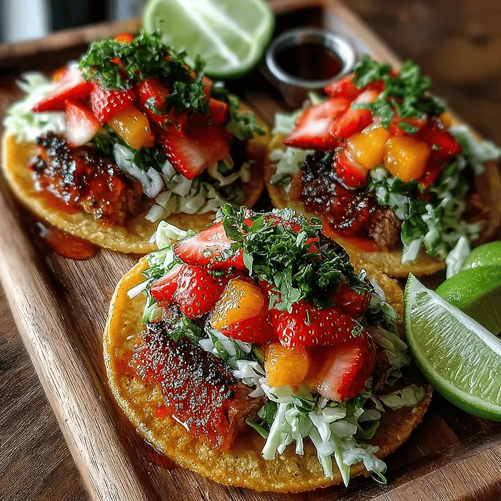When it comes to culinary creativity, few dishes epitomize versatility and appeal quite like tacos. The Tropical Tuna Tacos with Strawberry Slaw is a vibrant fusion recipe that combines the fresh, delicate flavors of sushi-grade tuna with a refreshing, fruity slaw. This dish not only tantalizes the taste buds but also offers a colorful presentation that makes it perfect for any occasion, from casual family dinners to festive gatherings.