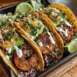 When it comes to tantalizing your taste buds, few dishes can rival the bold flavors of Cajun cuisine combined with the fresh and zesty appeal of tacos. Spicy Cajun Shrimp Tacos are a spectacular fusion that showcases the vibrant essence of both cultures. This dish not only bursts with flavor but also offers a delightful crunch and freshness that makes it perfect for any occasion, whether it's a casual weeknight dinner or a festive gathering with friends and family.