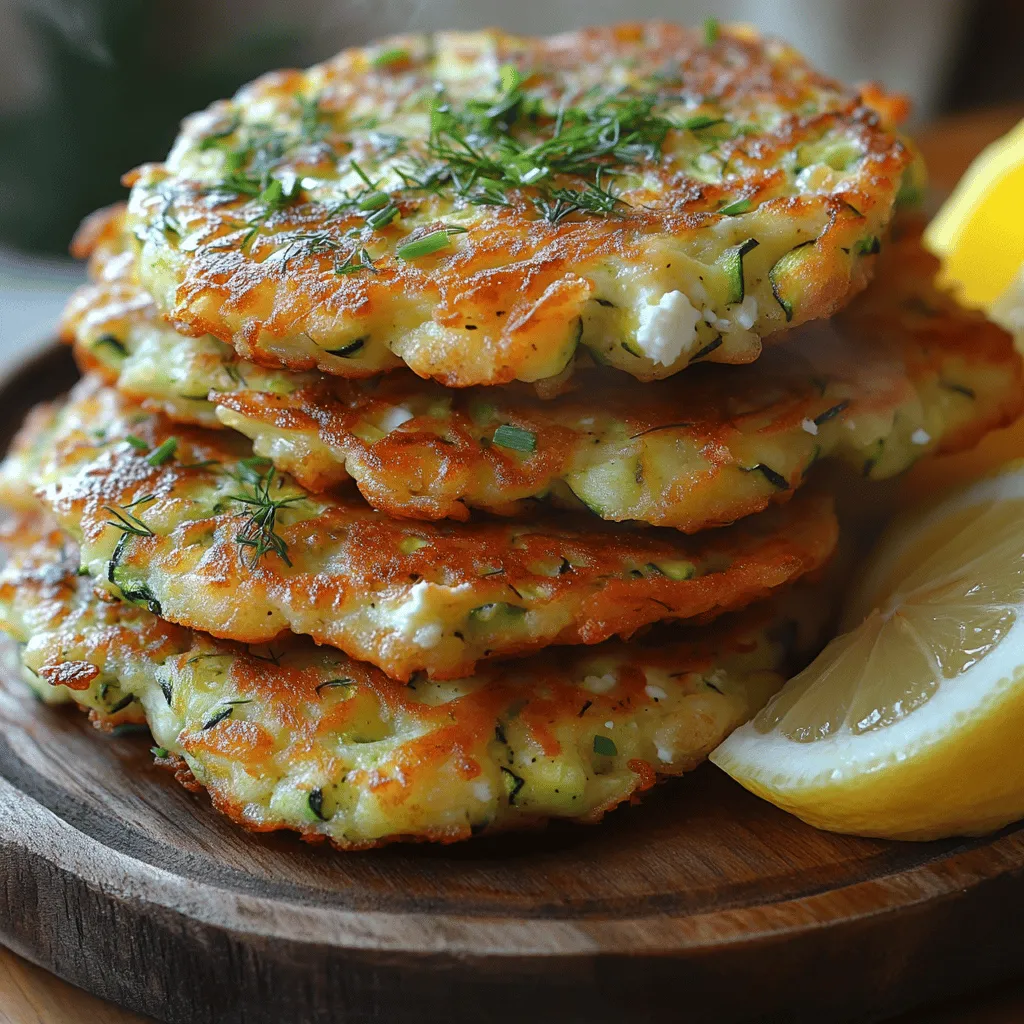 Crispy Feta Zucchini Fritters are a delightful way to incorporate more vegetables into your diet while indulging in a flavorful and satisfying dish. These fritters boast a crispy exterior that gives way to a cheesy, savory interior, making them a versatile choice for any meal. Whether served as an appetizer, side dish, or light main course, Crispy Feta Zucchini Fritters appeal to both vegetable lovers and those seeking a delicious twist on traditional fare.