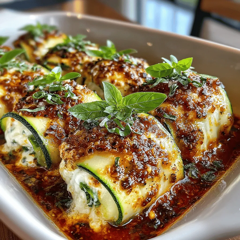 Zucchini lasagna roll-ups are not only versatile but also offer a canvas for culinary creativity. Here are a few delicious variations you can try: