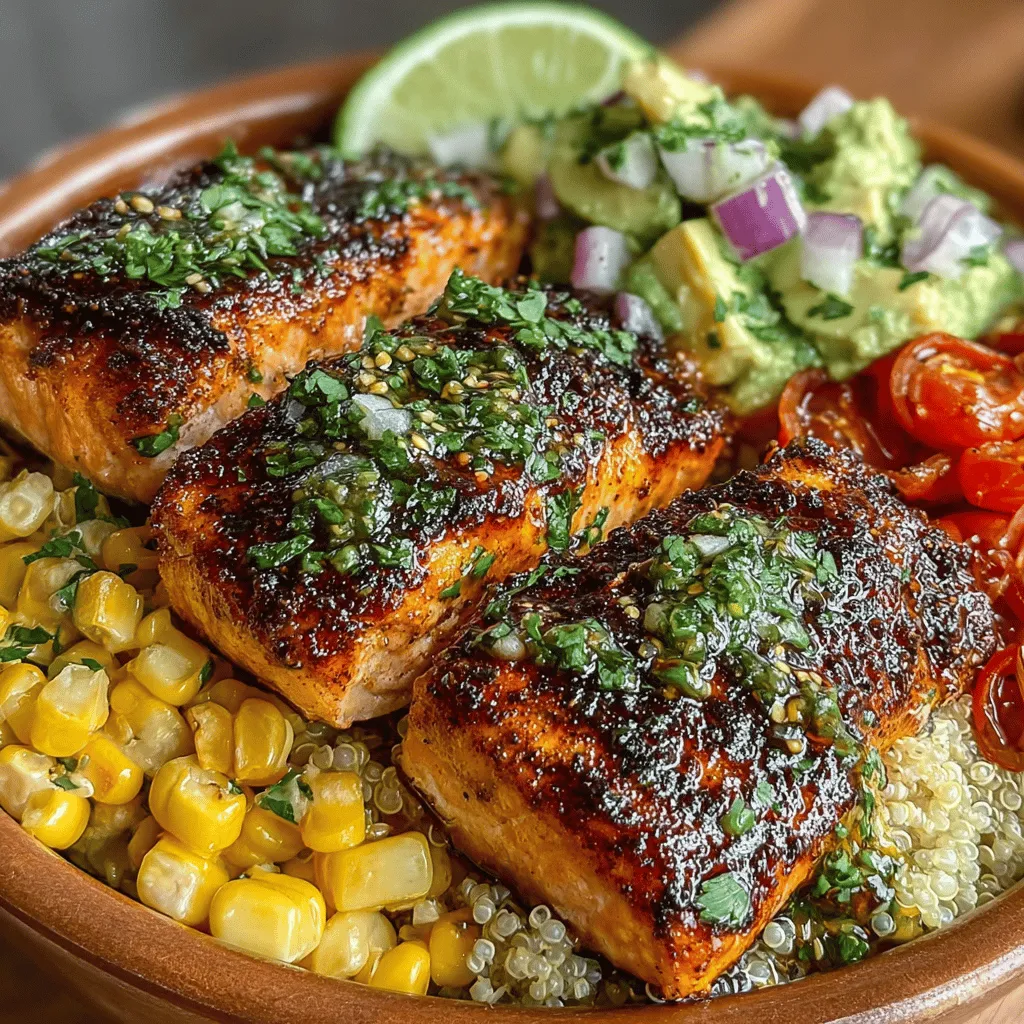 If you’re on the hunt for a delicious, nutritious meal that’s easy to prepare and packed with flavor, look no further than Spicy Cajun Salmon Bowls with Corn and Avocado. This vibrant dish is a celebration of bold spices, fresh ingredients, and a delightful mix of textures that will excite your taste buds and satisfy your hunger. With the rich, buttery flavor of salmon paired with a zesty Cajun seasoning, this recipe not only delivers on taste but also offers numerous health benefits, making it an ideal choice for those focused on healthy eating.