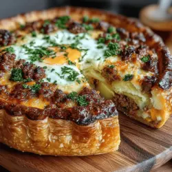 Rustic Beef & Potato Delight Pie: A Hearty Comfort Food Recipe