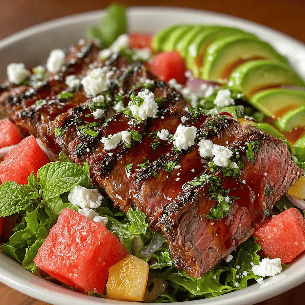 Creating the perfect salad base for your watermelon and beef salad bowl is crucial to achieving a delightful balance of textures and flavors. Begin by selecting high-quality, fresh ingredients that will elevate your dish.