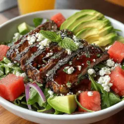Creating the perfect salad base for your watermelon and beef salad bowl is crucial to achieving a delightful balance of textures and flavors. Begin by selecting high-quality, fresh ingredients that will elevate your dish.